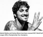 Gabriel Medina crowned 2021 World Surf League champion