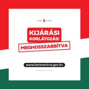 2020.04.25.MEGHOSSZABBÍTVA! Kijárási korlátozás. Sportra vonatkozó rész.